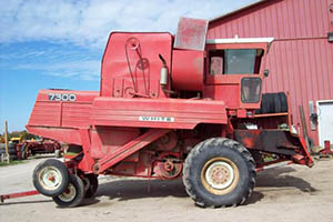 White 7300 combine